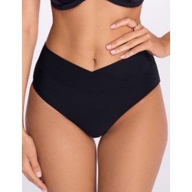 Плавки бразилиана с драпировкой Ava SF13/19 black, Цвет: черный, Размеры: L