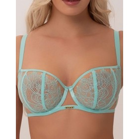 Бюстгальтер балконет Subtille AQUAMARINE SEE BLUE soft balconette, Цвет: голубой, Размеры: 65D