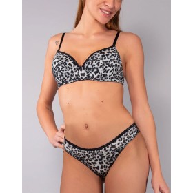 Комплект Sielei AMELIE формовка+бразилиана 79167 nero, Цвет: nero (черный), Размеры: 75B