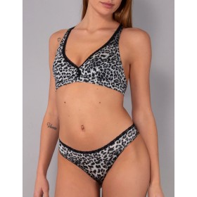 Комплект Sielei AMELIE триангул+бразилиана 79267 nero, Цвет: nero (черный), Размеры: 75B