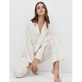 Пижама женская с брюками Aruelle ALBA, Цвет: экрю, Размеры: XS