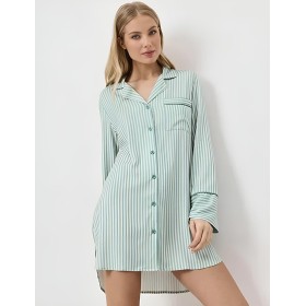 Домашняя рубашка Aruelle MOSS, Цвет: оливковый, Размеры: XS