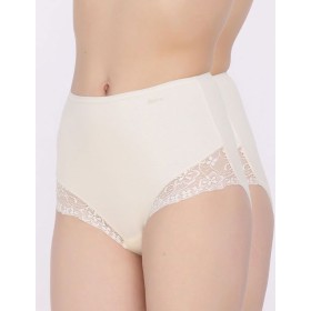 Трусы в наборе Janira PACK-2 Braga ESENCIAL 1031398 nacar, Цвет: nacar (крем), Размеры: XL