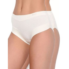 Набор хлопковых трусов Janira PACK-2 Slip ESENCIAL 1031649 nacar, Цвет: nacar (крем), Размеры: 2XL