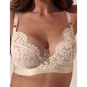 Кружевной мягкий бюстгальтер Kinga EVIA 1231-SC экрю, Цвет: экрю, Размеры: 75B