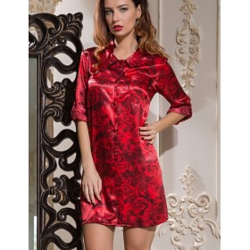 Удлиненная рубашка Mia-Amore CARMEN 3167, Цвет: бордо, Размеры: 2XL