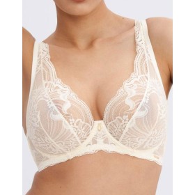 Кружевной бюстгальтер Alles PURE ROMANTIC M Bralette vanilla, Цвет: кремовый, Размеры: 65G