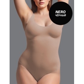 Бесшовное боди-бразилиана Lormar BREESE nero, Цвет: nero (черный), Размеры: S