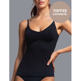 Майка из микрофибры Lormar FLOW toffee, Цвет: toffee (карамель), Размеры: S