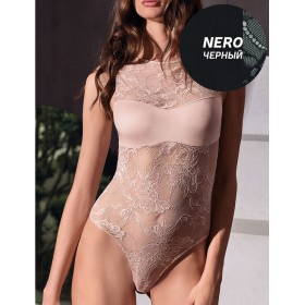 Кружевное боди Lormar SHOW Sho34177 nero, Цвет: nero (черный), Размеры: 70B