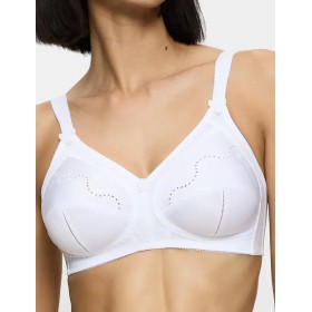 Бюстгальтер без косточек Triumph DOREEN + COTTON 01 N белый, Цвет: белый, Размеры: 100B