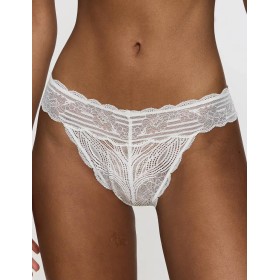 Кружевные бразилиана Triumph LIFT SMART highleg brazilian EX сливочный, Цвет: сливочный, Размеры: S