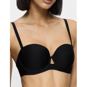 Гладкий бюстгальтер бандо Triumph PURE MICRO WDP чёрный, Цвет: чёрный, Размеры: 70B