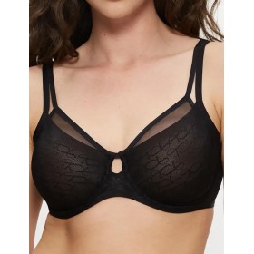 Бюстгальтер минимайзер Triumph SIGNATURE SHEER W01 EX чёрный, Цвет: чёрный, Размеры: 75C