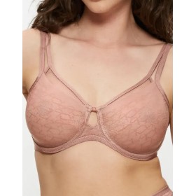 Бюстгальтер минимайзер Triumph SIGNATURE SHEER W01 EX миндаль, Цвет: миндаль, Размеры: 70D
