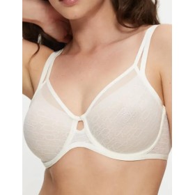 Бюстгальтер минимайзер Triumph SIGNATURE SHEER W01 EX сливочный, Цвет: сливочный, Размеры: 75C