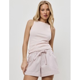 Пижама женская с шортами Aruelle ELOWEN, Цвет: светло-розовый, Размеры: S