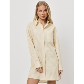 Домашняя рубашка Aruelle HALO, Цвет: светло-жёлтый, Размеры: S