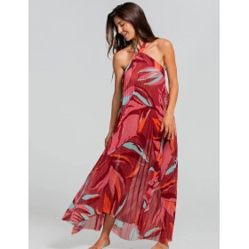 Длинное пляжное платье Cosita Linda CLC26052 RAINFOREST RADIANCE, Цвет: мульти, Размеры: M