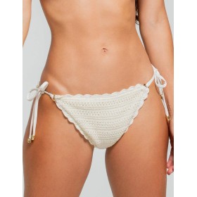 Низ купальника вязанный крючком Cosita Linda CLH26035 ETHEREAL NATURE, Цвет: молочный, Размеры: M
