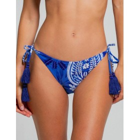 Низкие плавки на завязках Cosita Linda CLH26073 MEXICAN BLAZE, Цвет: синий, Размеры: M