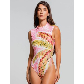 Закрытый купальник Cosita Linda CLM26116 SUNLIT PALMS, Цвет: мульти, Размеры: M