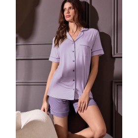 Комплект с шортами Lormar TODAY 654100CO violette/glicine, Цвет: violette/glicine (фиолетовый), Размеры: L
