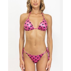 Купальник бикини в горох Sielei COCKTAIL CO32 fuxia, Цвет: fuxia (фуксия), Размеры: 75B