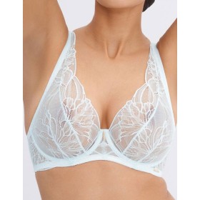 Бюстгальтер бралетт Alles SOFT BLUR M Bralette mint, Цвет: светло-голубой, Размеры: 65D