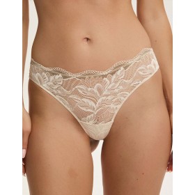 Кружевные стринги Esotiq VIVIAN 45213 пшеничный, Цвет: пшеничный, Размеры: S