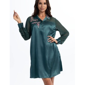 Платье-рубашка Mia-Amore VALENSIA 3267 малахитовый, Цвет: малахитовый, Размеры: 2XL/3XL