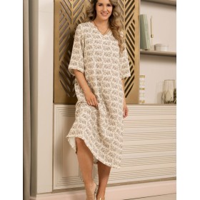 Туника из хлопкового муслина Mia-Amore VIVIANA 5644, Цвет: мультицвет, Размеры: 2XL
