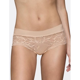 Кружевные трусы-шорты Triumph BODY MAKE-UP ILLUSION LACE shorty бежевый, Цвет: бежевый, Размеры: S