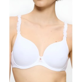 Бюстгальтер формованный Triumph WILD AZALEA FLORALE WP белый, Цвет: белый, Размеры: 70E
