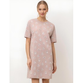 Ночная сорочка Very Neat ПУДЕЛЬ Е10059 кофейный, Цвет: кофейный, Размеры: 3XL