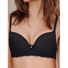 Бюстгальтер спейсер Amelie VERA 2524 черный, Цвет: черный, Размеры: 80B