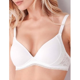 Бюстгальтер без косточек Cotonella ADB05 CHARME bianco, Цвет: bianco (белый), Размеры: 85B