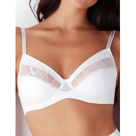 Бюстгальтер мягкий Cotonella ADB20 SILHOUETTE bianco, Цвет: bianco (белый), Размеры: 90B