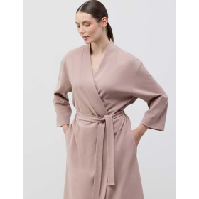 Халат из вафельного хлопка Very Neat КОШКИ Е50032 капучино, Цвет: капучино, Размеры: M