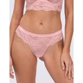 Кружевные стринги Alles POWDER WHISPER stringi pink, Цвет: розовый, Размеры: S