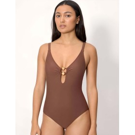 Совместный купальник Ysabel Mora CALETA 83471 коричневый, Цвет: коричневый, Размеры: 85B