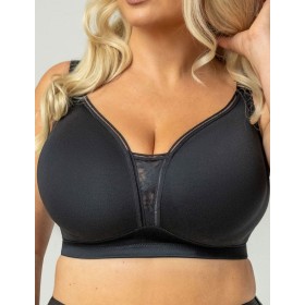 Бюстгальтер без косточек Kris Line NOA soft pro comfort no wire, Цвет: черный, Размеры: 100D