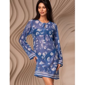 Короткая туника Mia-Amore UNDINA 2400, Цвет: синий, Размеры: 3XL