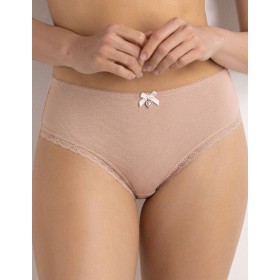 Высокие трусы слипы Sielei DARLING 1879 cipria, Цвет: cipria (пудровый), Размеры: M