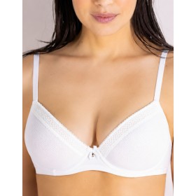 Бюстгальтер балконет с поролоном Sielei DARLING 1882 bianco latte, Цвет: bianco latte (белый), Размеры: 75B