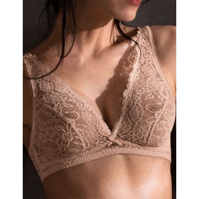 Кружевной бралетт без косточек Sielei ALLURE 2678 cipria, Цвет: cipria (телесный), Размеры: 75B