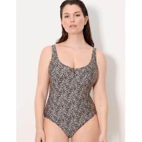 Купальник слитный Ysabel Mora COAST 83295 чёрный/бежевый, Цвет: чёрный/бежевый, Размеры: 85C
