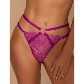 Трусики бразилиана Kinga FRUTTA SENSUALE 1253/3-B, Цвет: пурпурный, Размеры: XS