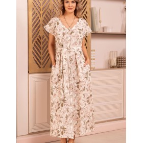 Длинное платье-рубашка Mia-Amore DORIN 5655, Цвет: мультицвет, Размеры: 2XL