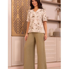 Комплект из хлопка-муслина Mia-Amore DORIN 5656, Цвет: мультицвет, Размеры: 2XL
